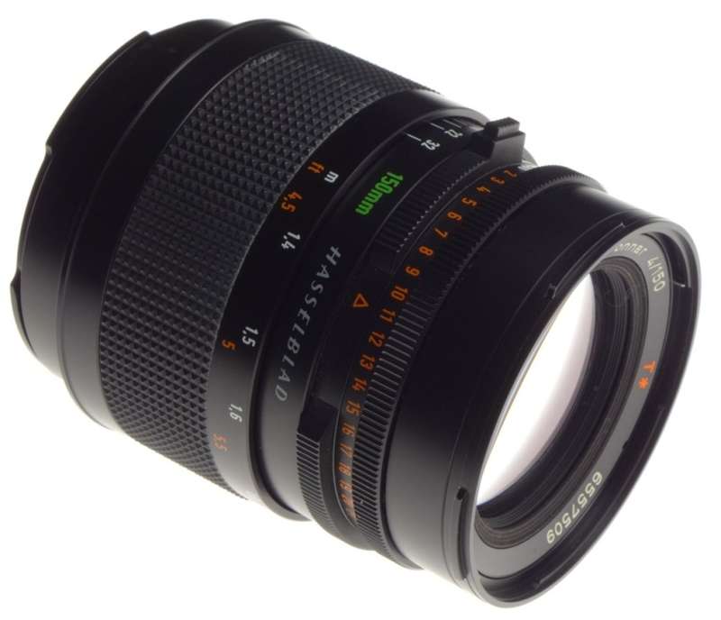 SONNAR 4/150 T* Zeiss Hasselblad camera lens Cas Hood UV filter PRONTOR CF clean