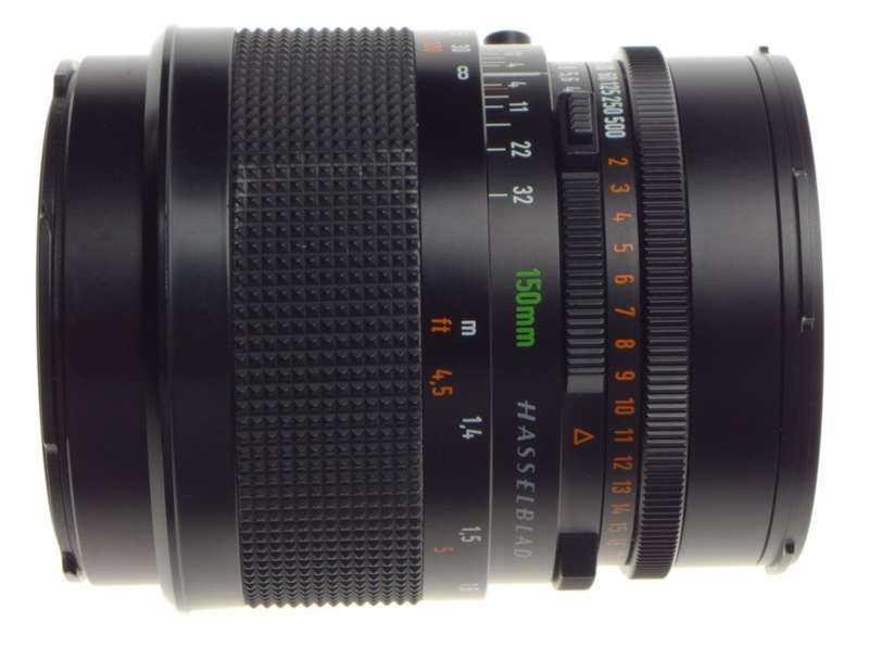 SONNAR 4/150 T* Zeiss Hasselblad camera lens Cas Hood UV filter PRONTOR CF clean