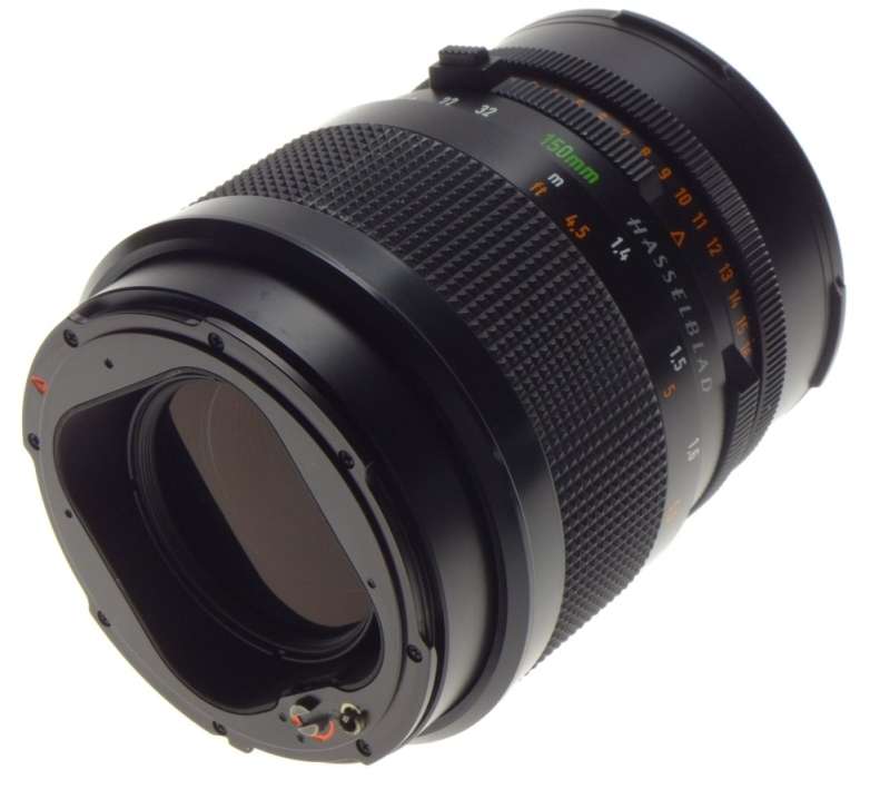 SONNAR 4/150 T* Zeiss Hasselblad camera lens Cas Hood UV filter PRONTOR CF clean