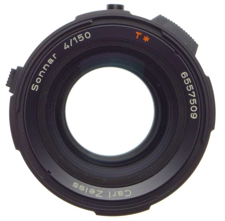 SONNAR 4/150 T* Zeiss Hasselblad camera lens Cas Hood UV filter PRONTOR CF clean