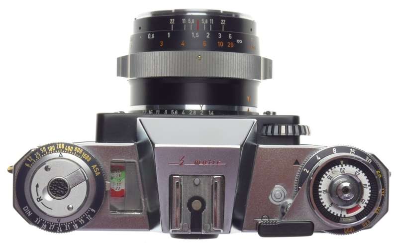 CONTAREX SUPER Zeiss 35mm SLR camera Museum condition Planar 1:2/50mm case rare