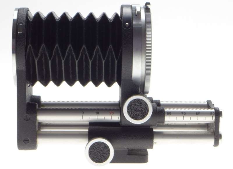 ZEISS CONTAREX lens bellows close focus macro compendium attachment 35mm cameras