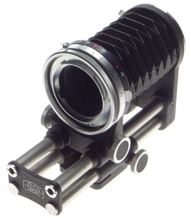 ZEISS CONTAREX lens bellows close focus macro compendium attachment 35mm cameras
