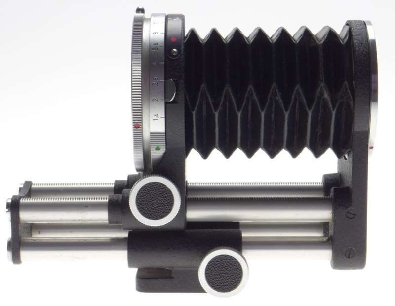 ZEISS CONTAREX lens bellows close focus macro compendium attachment 35mm cameras
