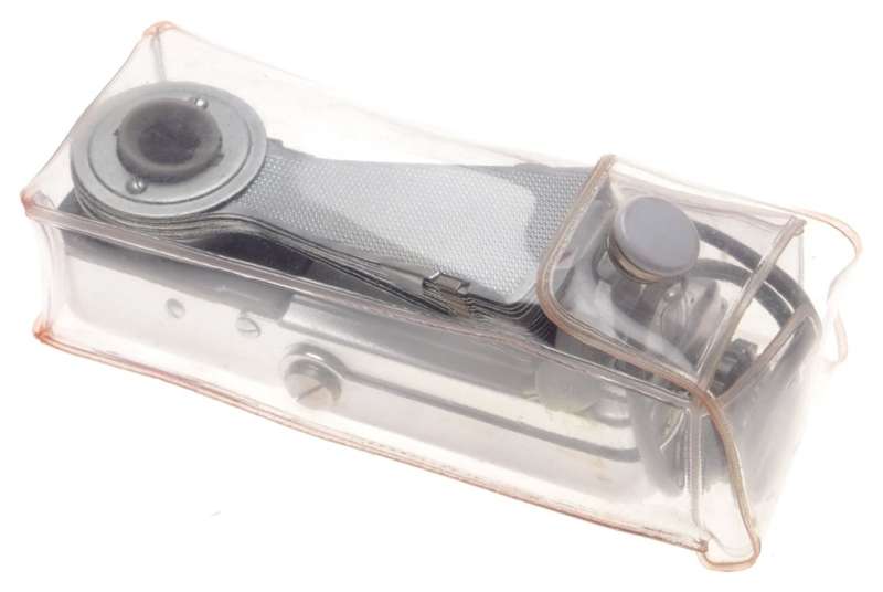MILOR Vintage Satalite dish type camera flash gun fits hot shoe complete cable