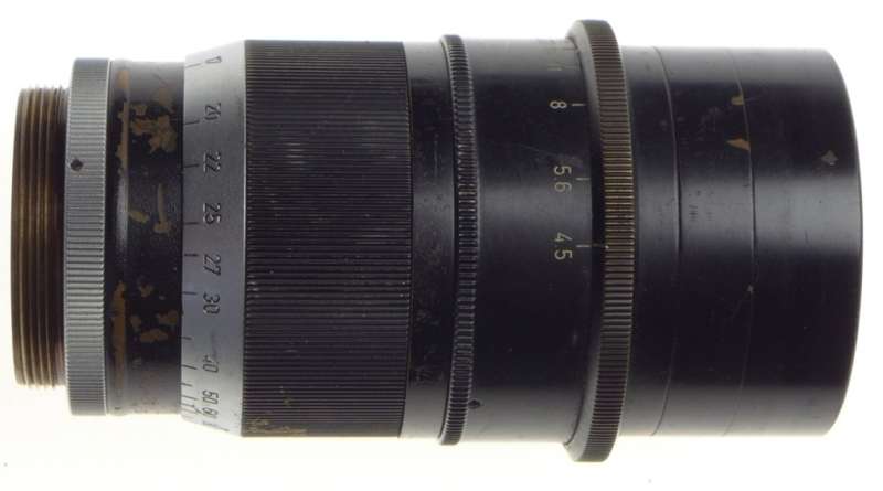 BLACK paint 1:4.5 f=20cm Telyt Visoflex camera SLR lens 4.5/200 good condition