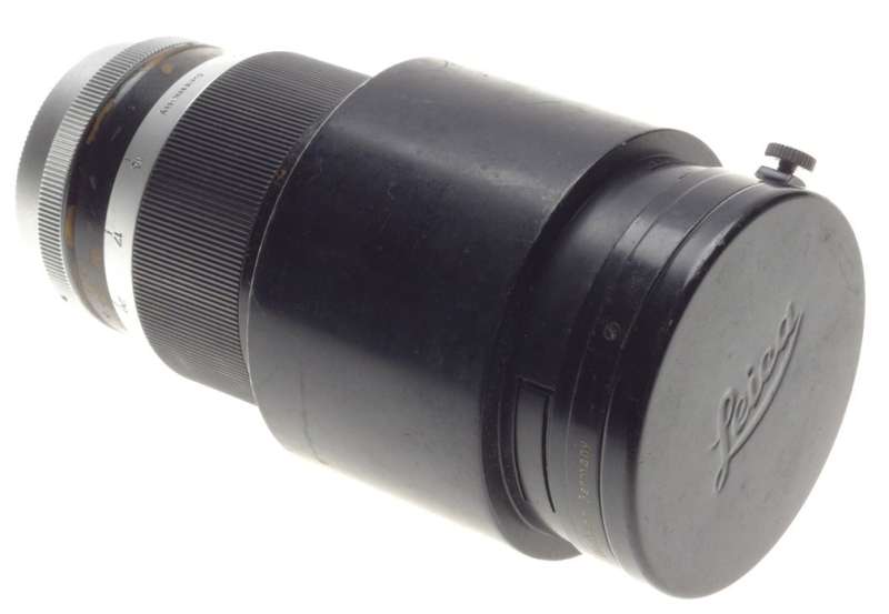 BLACK paint 1:4.5 f=20cm Telyt Visoflex camera SLR lens 4.5/200 good condition