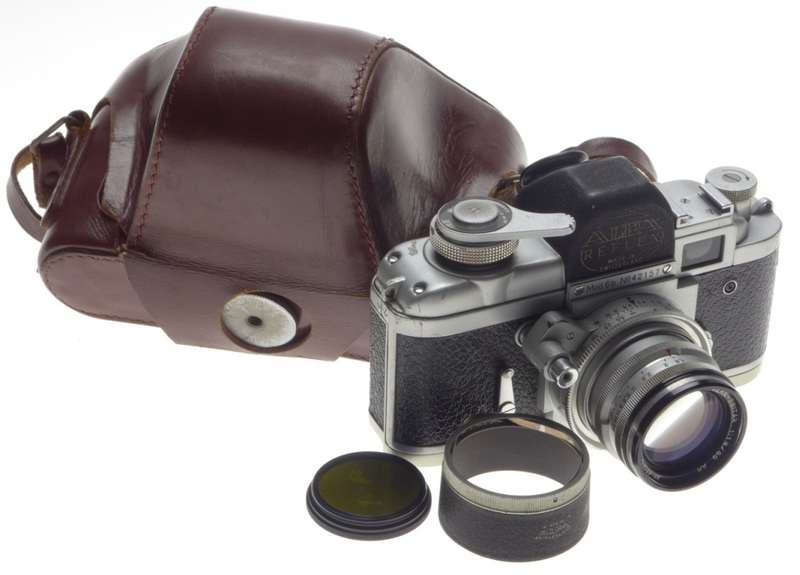 KERN SWITAR 1.8/50 Schneider SLR vintage camera silver lens Mod. 6B rare f=50
