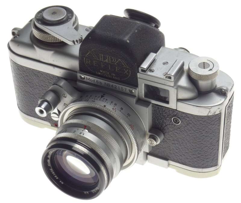 KERN SWITAR 1.8/50 Schneider SLR vintage camera silver lens Mod. 6B rare f=50