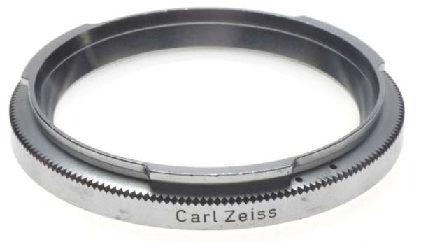 Zeiss Contarex SLR camera lens close up PROXAR f=0.2m B56 chrome cased clean