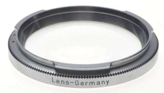 Zeiss Contarex SLR camera lens close up PROXAR f=0.2m B56 chrome cased clean