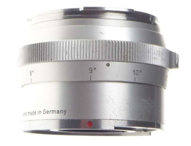 DISTAGON Zeiss CONTAREX 1:4 f=35mm chrome SLR camera lens with cap and keeper