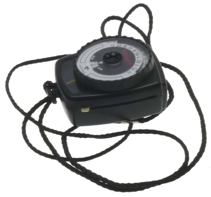 GOSSEN SIXTINO II 2 BLACK LIGHT EXPOSURE CAMERA PHOTOGRAPHIC METER STRAP USED
