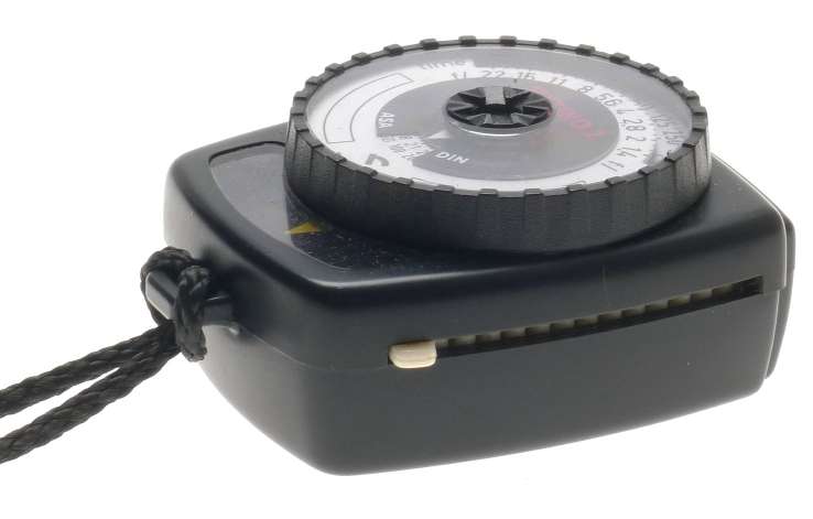 GOSSEN SIXTINO II 2 BLACK LIGHT EXPOSURE CAMERA PHOTOGRAPHIC METER STRAP USED
