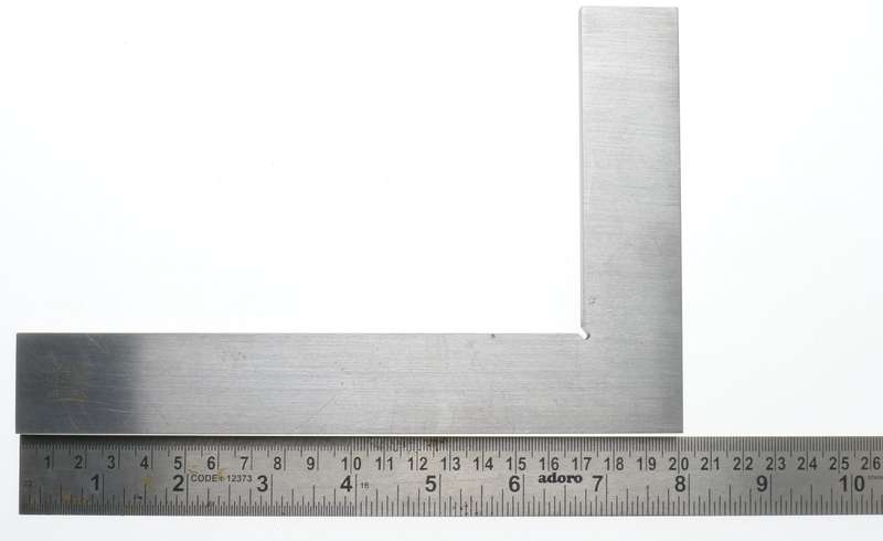 PREISSER ANSCHLAGWINKEL DIN 875/1 ROSTFREI RUST FREE RIGHT ANGLE SQUARE MEASURE