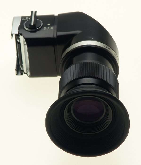 OLYMPUS SLR 35mm SLR CAMERA OM-SYSTEM RIGHT ANGLE VIEW FINDER 1.25x-2.5x CASED