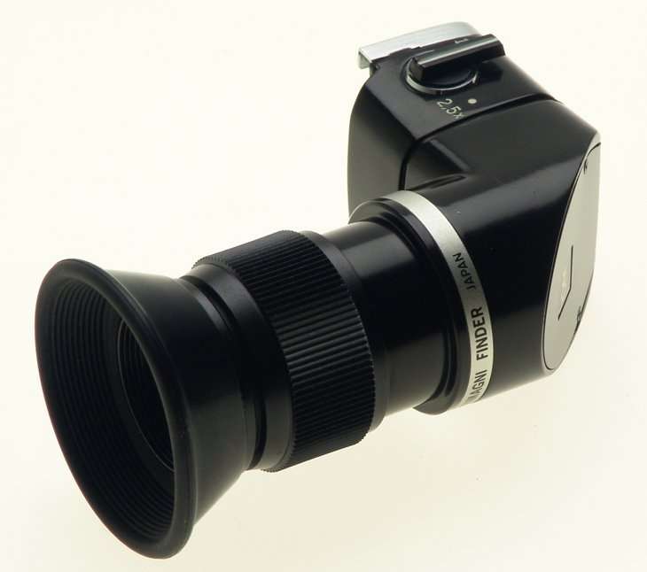 OLYMPUS SLR 35mm SLR CAMERA OM-SYSTEM RIGHT ANGLE VIEW FINDER 1.25x-2.5x CASED