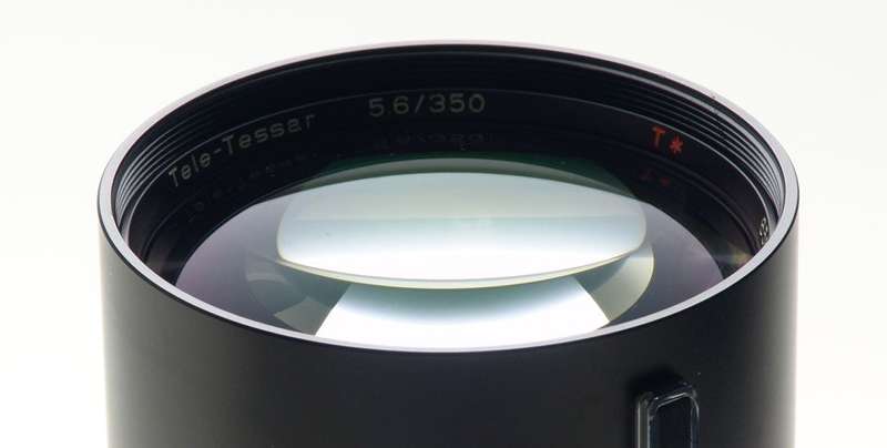 HASSELBLAD ZEISS TELE-TESSAR 5.6/350 T* CF HOOD CAPS CASE MINT CLA SERVICED NR