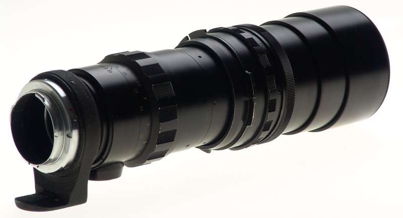 TELYT 1:4.8/280 LEICA VISOFLEX CANADA BLACK LENS f=280mm CAPS INCLUDED CLEAN NR
