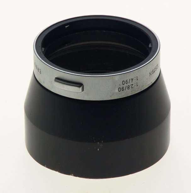 LEICA CHROME 4.5/135mm CAMERA LENS HOOD 4/90mm SHADE 12575 N USED 2.8/90mm NR