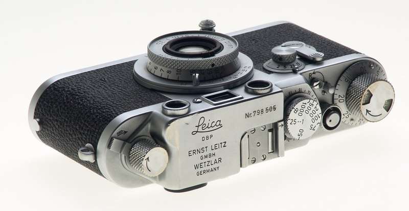 LEICA 3F RANGEFINDER MINT IIIF CAMERA CASE ELMAR 3.5/5cm COLLAPSIBLE LENS CLA