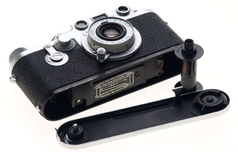 LEICA 3F RANGEFINDER MINT IIIF CAMERA CASE ELMAR 3.5/5cm COLLAPSIBLE LENS CLA