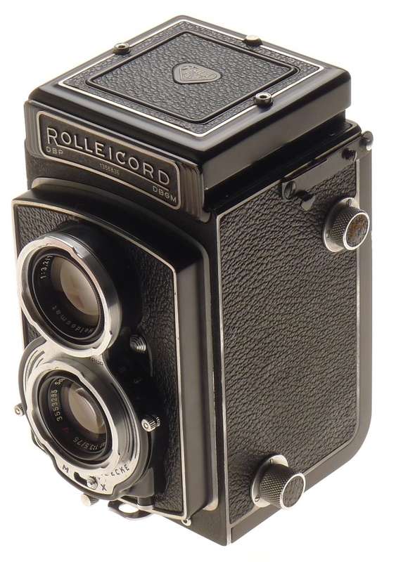 ROLLEICORD CAMERA TLR XENAR 3.5/75mm LENS HOOD SHADE MX SHUTTER CASE CAP CLEAN
