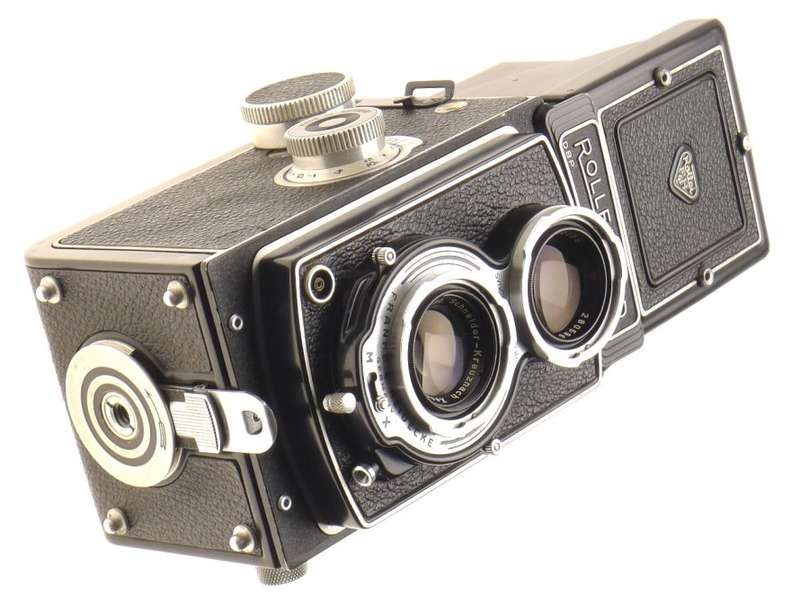 ROLLEICORD CAMERA TLR XENAR 3.5/75mm LENS HOOD SHADE MX SHUTTER CASE CAP CLEAN
