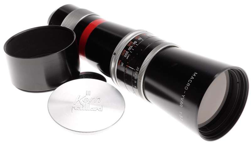 MINT- BOLEX REFLEX MACRO-YVAR 3.3 f=150mm C-MOUNT LENS MICRO 4/3 BLACK MAGIC KIT
