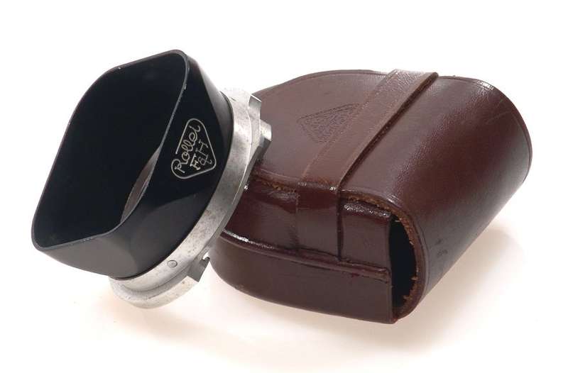 ROLLEI RII CAMERA LENS HOOD SHADE CASED ROLLEIFLEX NICE