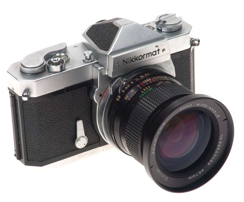 NIKKORMAT SLR AUTO WIDE ANGLE 2.5/28 VIVITAR LENS CASE