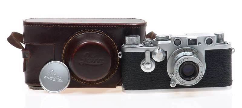 LEICA IIIf CAMERA ELMAR 3.5/5cm 3F RED DIAL SELF TIMER