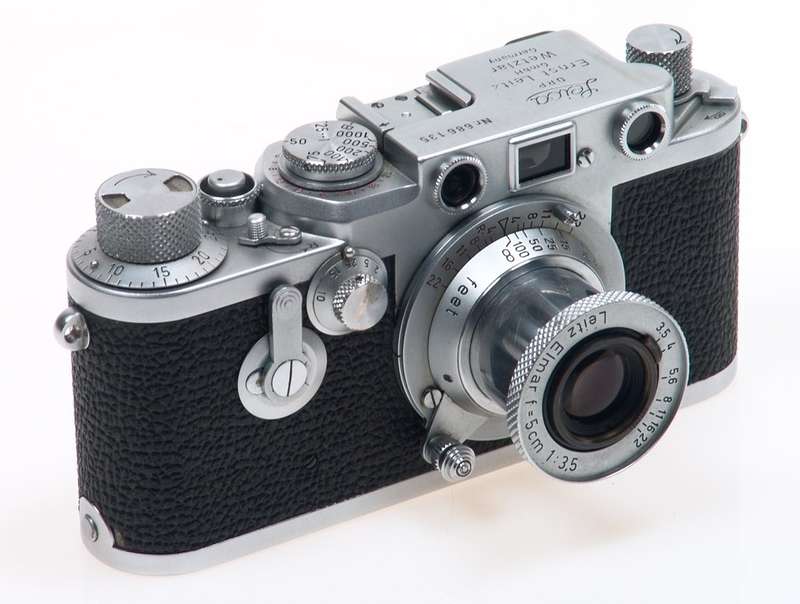 LEICA IIIf CAMERA ELMAR 3.5/5cm 3F RED DIAL SELF TIMER