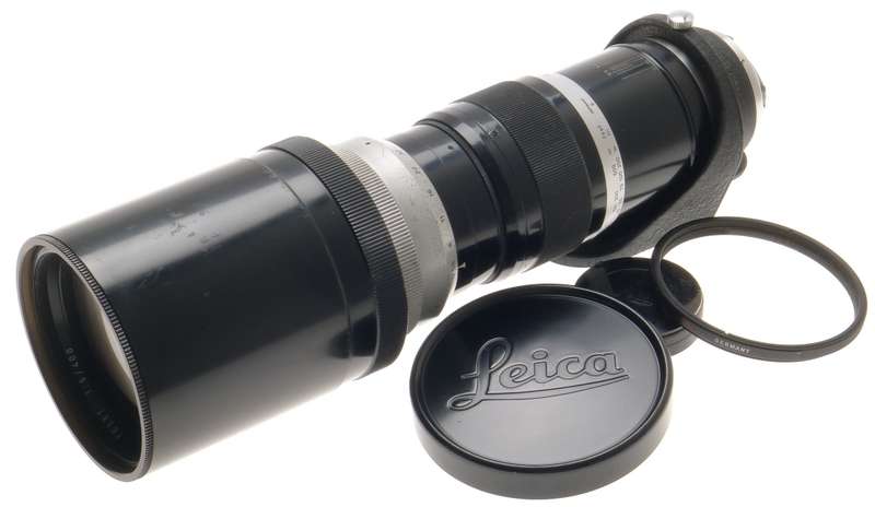 LEICA TELYT 1:5/400mm LEITZ TELE LENS HOOD CAPS FILTER OUBIO ADAPTER f400 FUNGUS