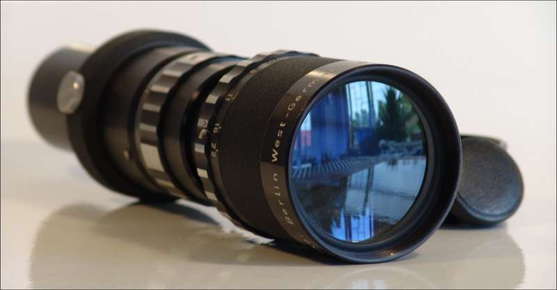 LEICA M39 SCREW MOUNT TELE LENS PIESKER 5.5/400mm PICON
