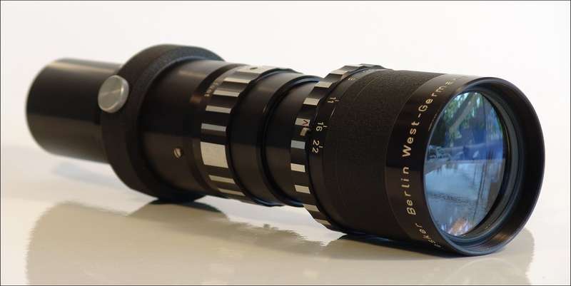 LEICA M39 SCREW MOUNT TELE LENS PIESKER 5.5/400mm PICON