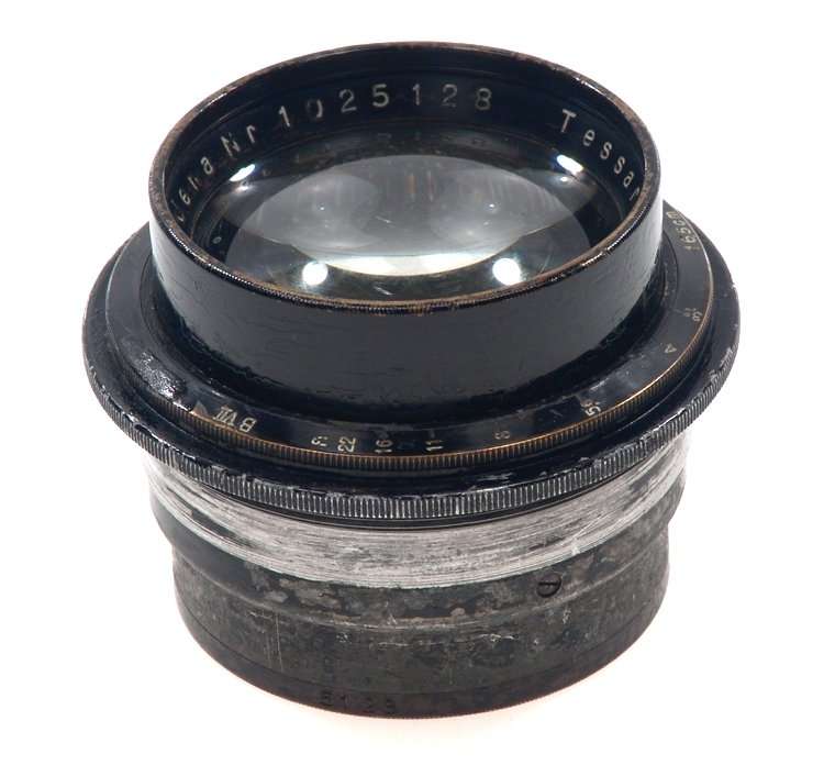 ZEISS TESSAR 3.5/16.5 cm LARGE FORMAT CAMERA LENS RARE