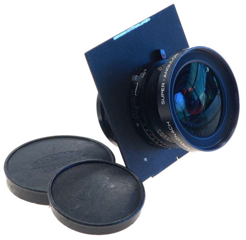 SUPER-ANGULON 1:8/90mm SCHNEIDER MULTICOATING 4x5 CAMERA LENS COPAL No:0 f=90mm