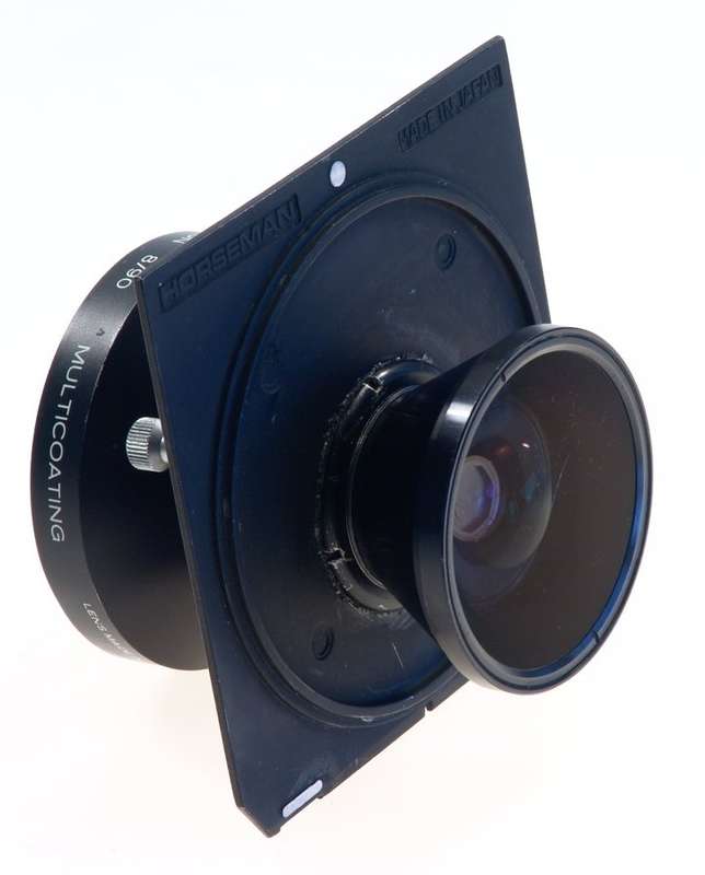 SUPER-ANGULON 1:8/90mm SCHNEIDER MULTICOATING 4x5 CAMERA LENS COPAL No:0 f=90mm