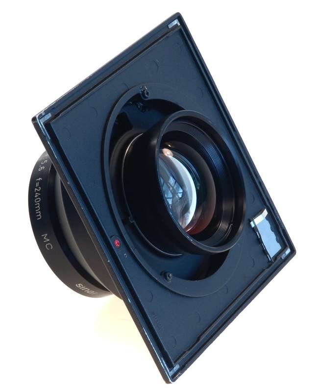 SINAR SINARON-S f=210mm f/5.6 72 MC SINAR DB SHUTTER LENS BOARD 5.6/210mm NR
