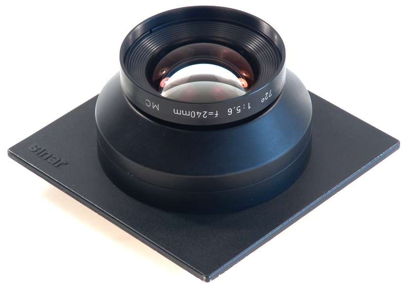 SINAR SINARON-S f=210mm f/5.6 72 MC SINAR DB SHUTTER LENS BOARD 5.6/210mm NR