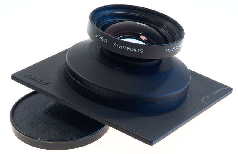 SCHNEIDER SYMMAR-S 5.6/210mm SINAR CAMERA LENS BOARD CLEAN f=210mm MULTICOATING