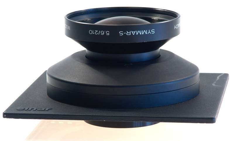 SCHNEIDER SYMMAR-S 5.6/210mm SINAR CAMERA LENS BOARD CLEAN f=210mm MULTICOATING