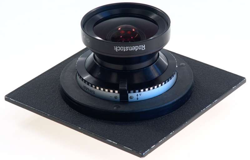 SINAR GRANDAGON-N 6.8 f=90mm MC RODENSTOCK CAMERA 4x5 IN LENS BOARD CAPS 6.8/90
