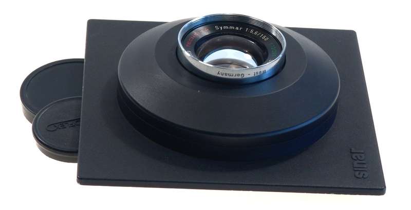 SCHNEIDER SYMMAR 5.6/150mm TECHNIKA LINHOF DUAL 12/265mm SINAR LENS BOARD CLEAN
