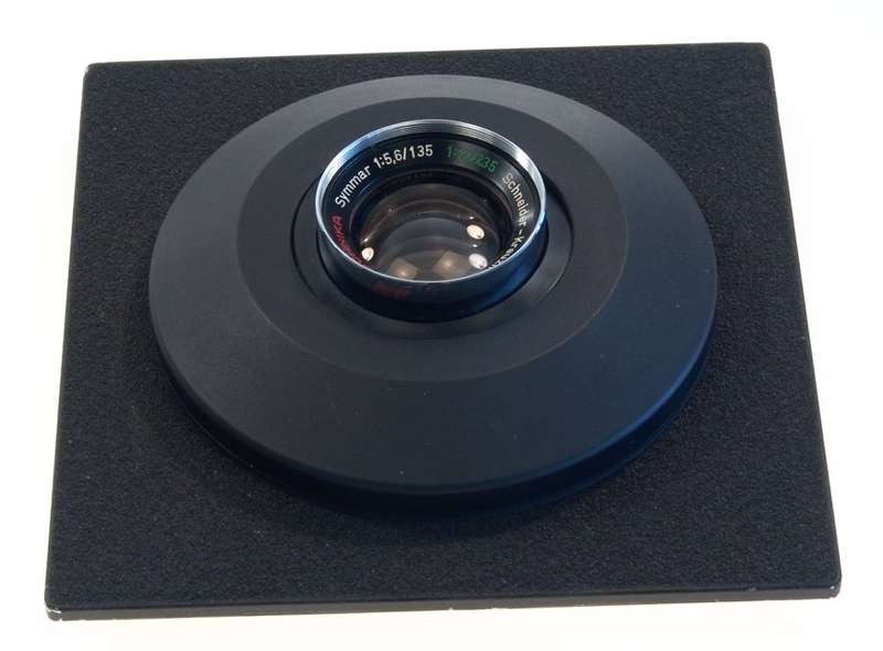 SCHNEIDER SYMMAR 5.6/135mm TECHNIKA LINHOF DUAL 12/235mm SINAR LENS BOARD CLEAN