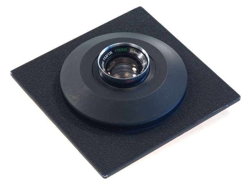 SCHNEIDER SYMMAR 5.6/135mm TECHNIKA LINHOF DUAL 12/235mm SINAR LENS BOARD CLEAN