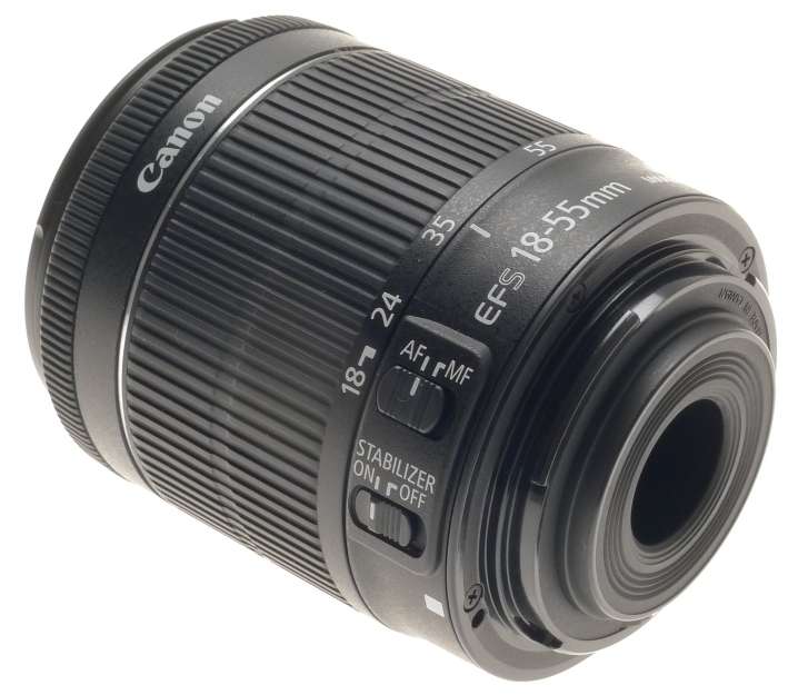 CANON DIGITAL CAMERA LENS ZOOM EF-S 18-55mm 1:3.5-5.6 IS STM NEW MACRO -BOX UVa