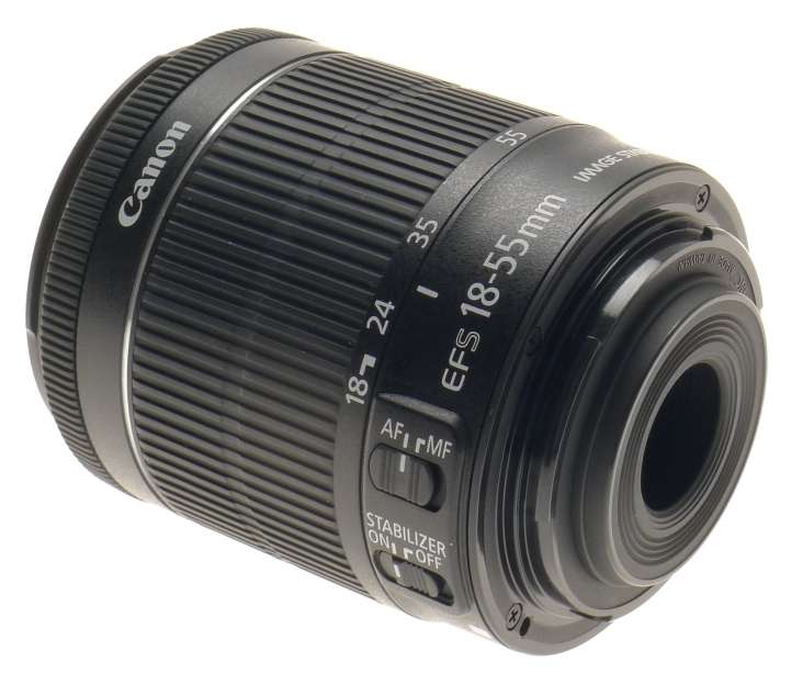 CANON DIGITAL CAMERA LENS ZOOM EF-S 18-55mm 1:3.5-5.6 IS STM NEW MACRO NO BOX