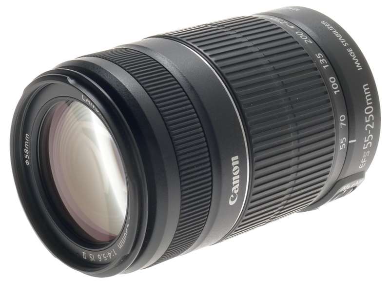 CANON DIGITAL CAMERA LENS ZOOM EF-S 55-250mm 1:4-5.6 IS II NEW MACRO UVa NO BOX